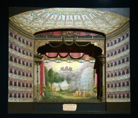 Modellino dell'Arco Scenico della Scala con sipario, 1778
(© Brescia e Amisano, Teatro alla Scala)