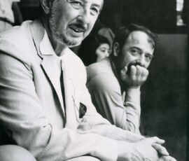 Carlo Scarpa e Aldo Businaro al Ryōan-ji, Kyoto - 1969 (© Archivio Businaro)