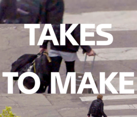 Locandina del film “What It Takes to Make a Home”, concepita da Giovanna Borasi e diretta da Daniel Schwartz, 29 min, 2019. © CCA. Design grafico: Studio Christian Lange