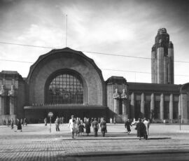 Stazione di Helsinki (© Finnish Architecture Museum)
