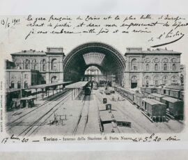 Stazione Porta Nuova, Torino - Italia, 1901