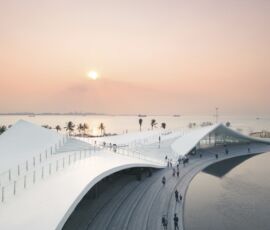 Sky Mountain Pavilion, Sou Fujimoto, Haikou Bay No.6 High Standard Seaside Station (© ACF)