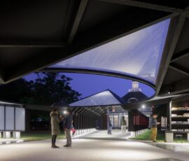 Serpentine Pavilion 2024, Archipelagic Void, Minsuk Cho - Mass Studies (© Mass Studies Photo, © Iwan Baan Courtesy Serpentine)