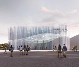 Padiglione del Portogallo, Osaka (© Cortesia Atelier Kengo Kuma)