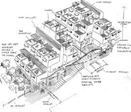 Schizzo di Foster and partners, Dharavi (© Foster and partners)