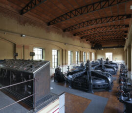 L'interno della centrale, Crespi d'Adda (© Associazione Villaggio operaio di Crespi d'Adda)