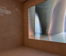 Allestimento temporaneo del progetto The Vail, Muraba Veil Gallery, Dubai