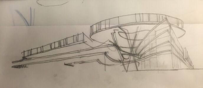 Joseph Di Pasquale, schizzo di progetto