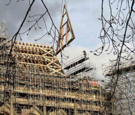 Ricostruzione del tetto, Notre Dame, Parigi