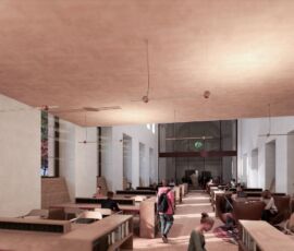 Tobia Scarpa e Mauro Piantelli (De8_Architetti), Centro civico culturale - nuova sala lettura biblioteca, Treviglio