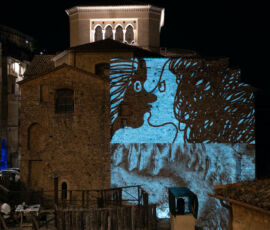 Roberto Alfano, Installazione Astral Machines sul restro del Duomo di Cosenza, rione Giostra Vecchia, Cosenza