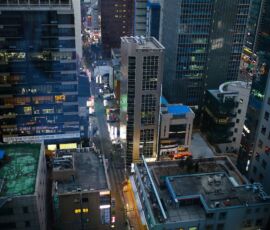 La complessa stratificazione urbana di Gangnam, Seuol (© Wikipedia commons, Gangnam)