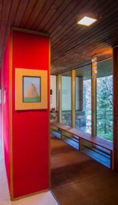 Villa Morassutti dopo il restauro, San Martino di Castrozza 2024
(© Nicola Agazzi, Manrico Dell’Agnola, courtesy Bruno Morassutti Project)