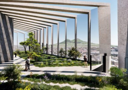 Zaha Hadid, masterplan Porta Est, Napoli (© Zaha Hadid Architects)