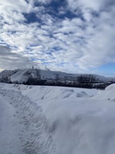 L'archiviaggio Kiruna. La miniera vista da una strada della città vecchia (© Aurora Riviezzo)