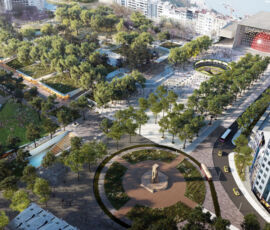 Uno dei progetti vincitori dei concorsi di progettazione per Taksim, Istanbul