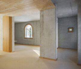 I 3 edifici sperimentali Forschungshäuser, Florian Nagler, Bad Aibling, 2022 (dal sito web https://www.einfach-bauen.net/forschungshaeuser-bad-aibling/, © Sebastian Schels)