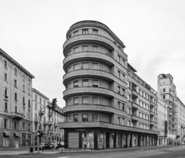 Libro "Giuseppe Martinenghi", 2024, immagini, Milano, edificio via Cuneo